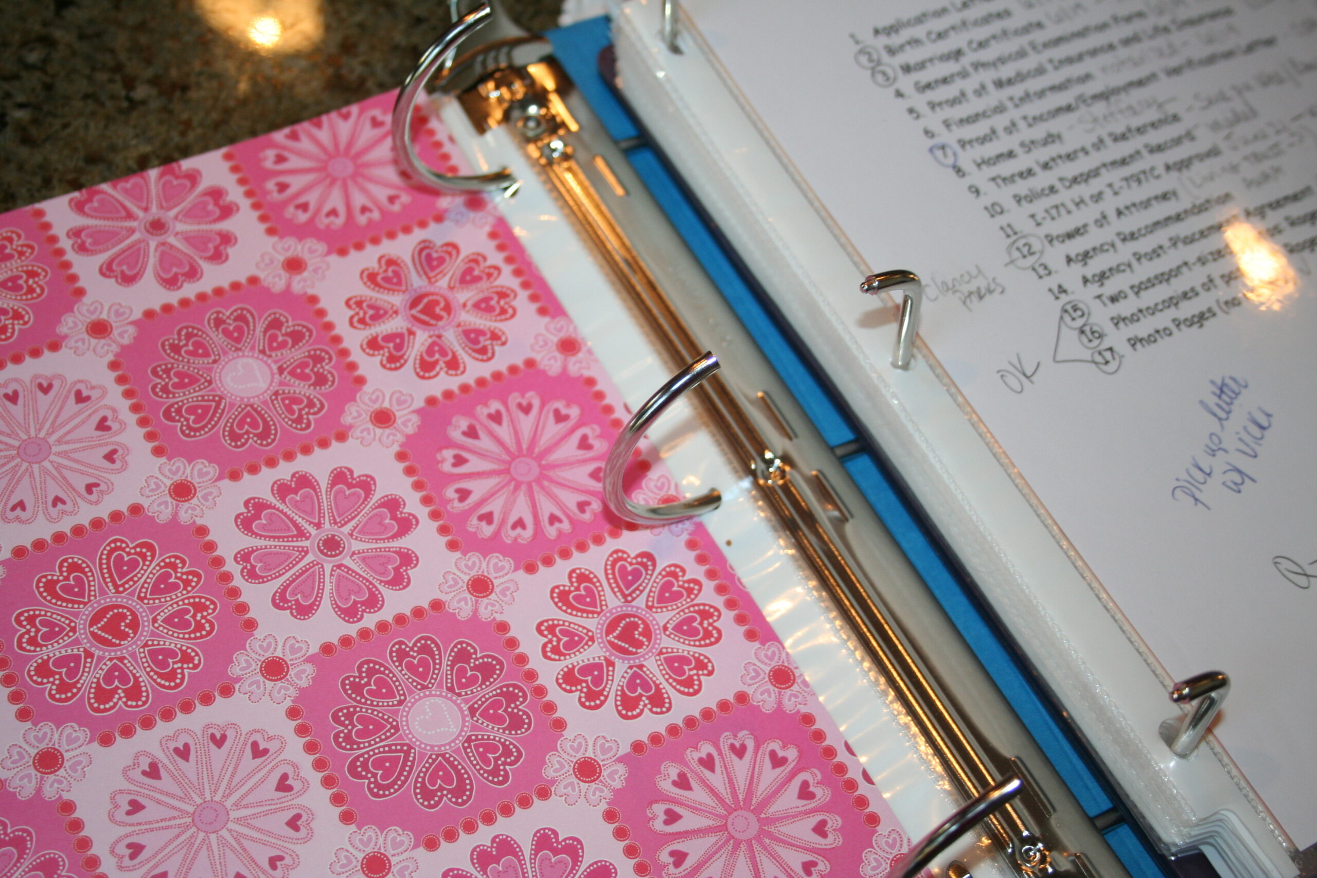 Creating A Dossier Baby Binder