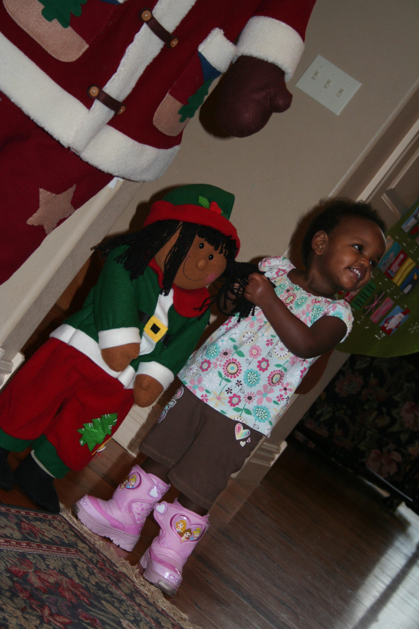 Zoie and her very special Elf